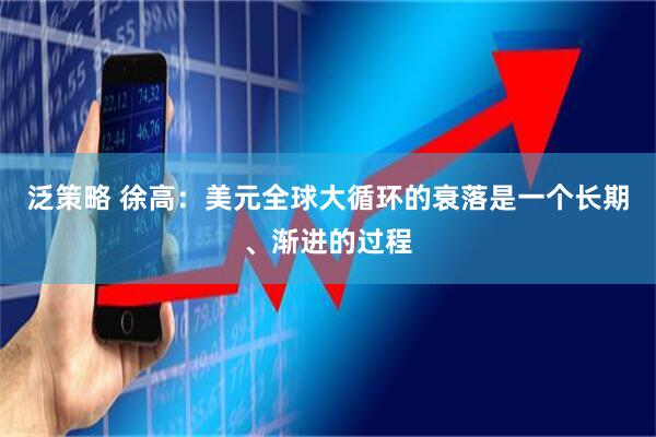 泛策略 徐高：美元全球大循环的衰落是一个长期、渐进的过程