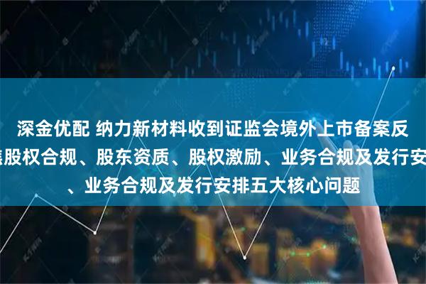 深金优配 纳力新材料收到证监会境外上市备案反馈意见 监管聚焦股权合规、股东资质、股权激励、业务合规及发行安排五大核心问题